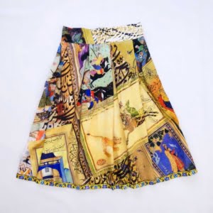 Women's skirt with Shahnameh motifs