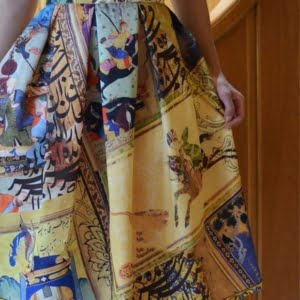 Women's skirt with Shahnameh motifs