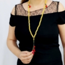 Yellow Agate Stone Necklace