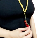 Yellow Agate Stone Necklace