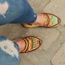 Yellow giveh shoes