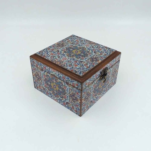 Decorative Storage Box Hatchway Pattern 15 x 15cm