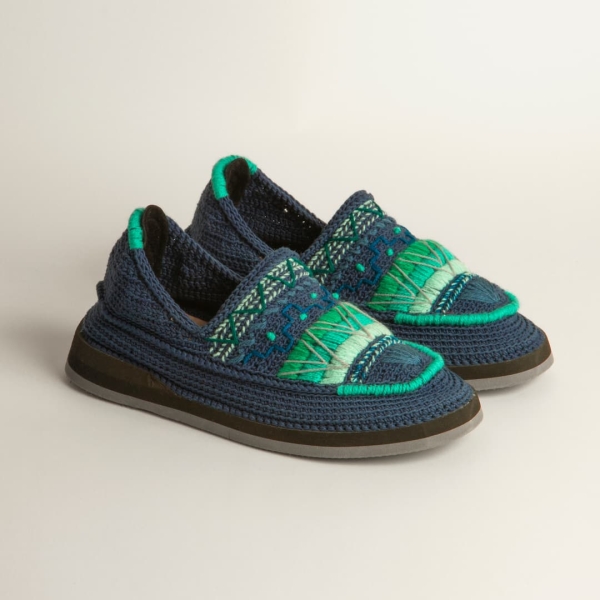 Blue & Azure Giveh Shoes