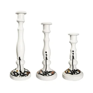 Calligraphy Candle Holder Set