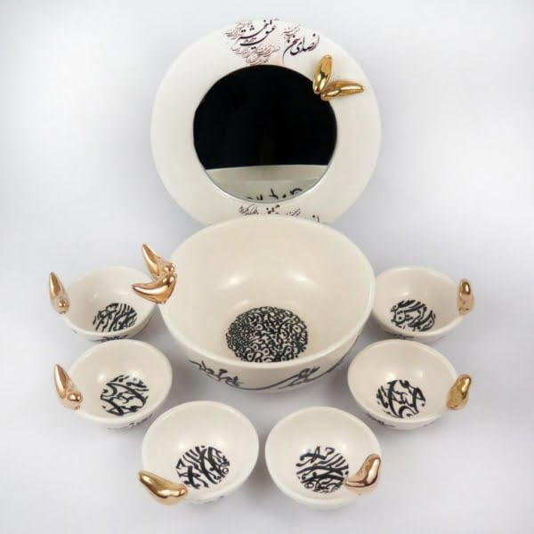 Golden Birds Haft-seen Set