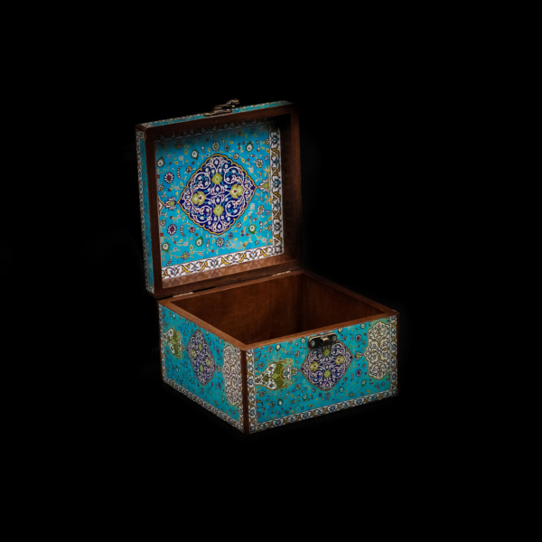 decorative storage box eslimi pattern