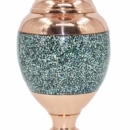Firoozeh Koobi Turquoise On Copper Vase