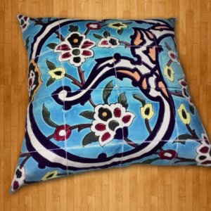 ESLIMI TILE FLOOR CUSHION-persian-cushion-persiscollection.com