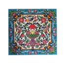 Flower and chicken design puzzle tiles
