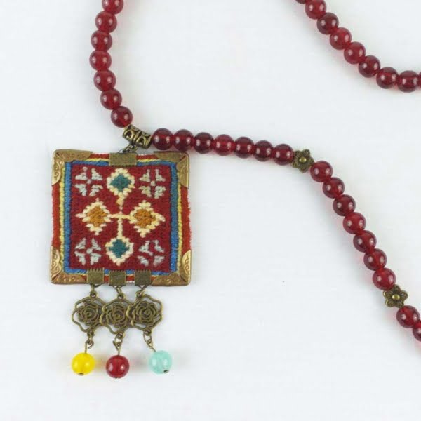 Butterfly Kilim Necklace