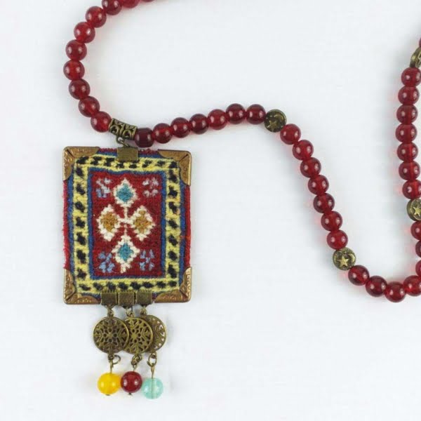 Butterfly Kilim Necklace