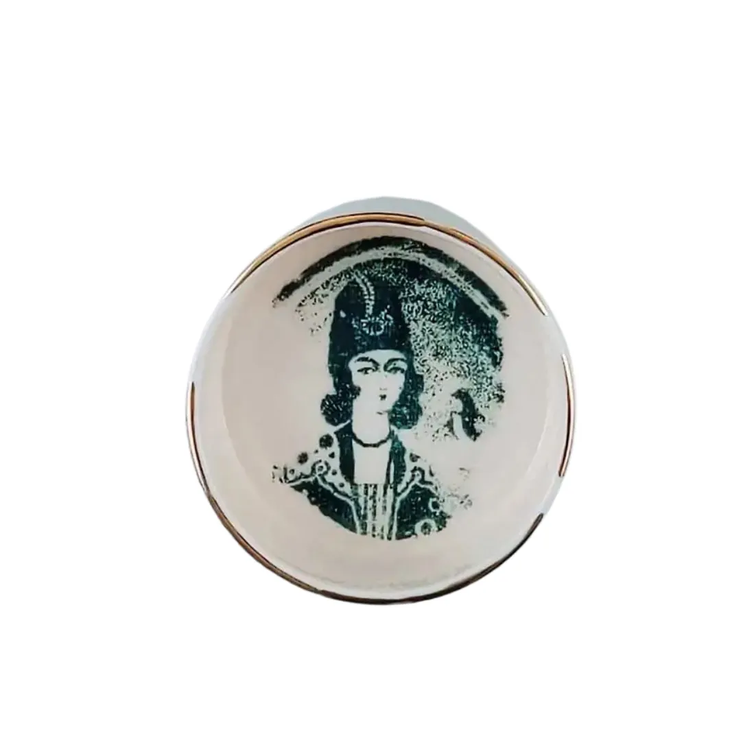 Qajar Girl Plates Set