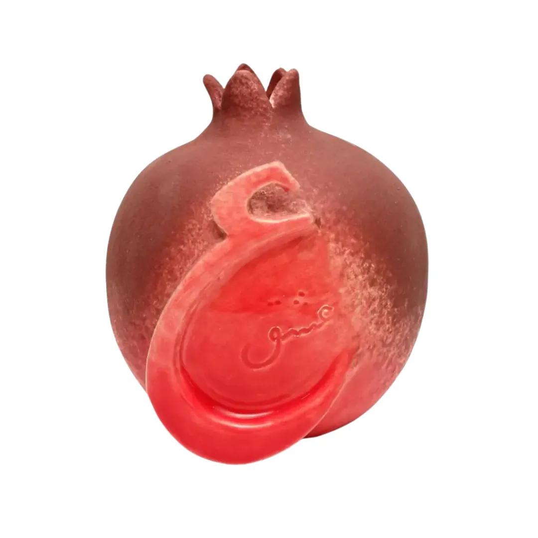 Handmade Pottery Love Pomegranate