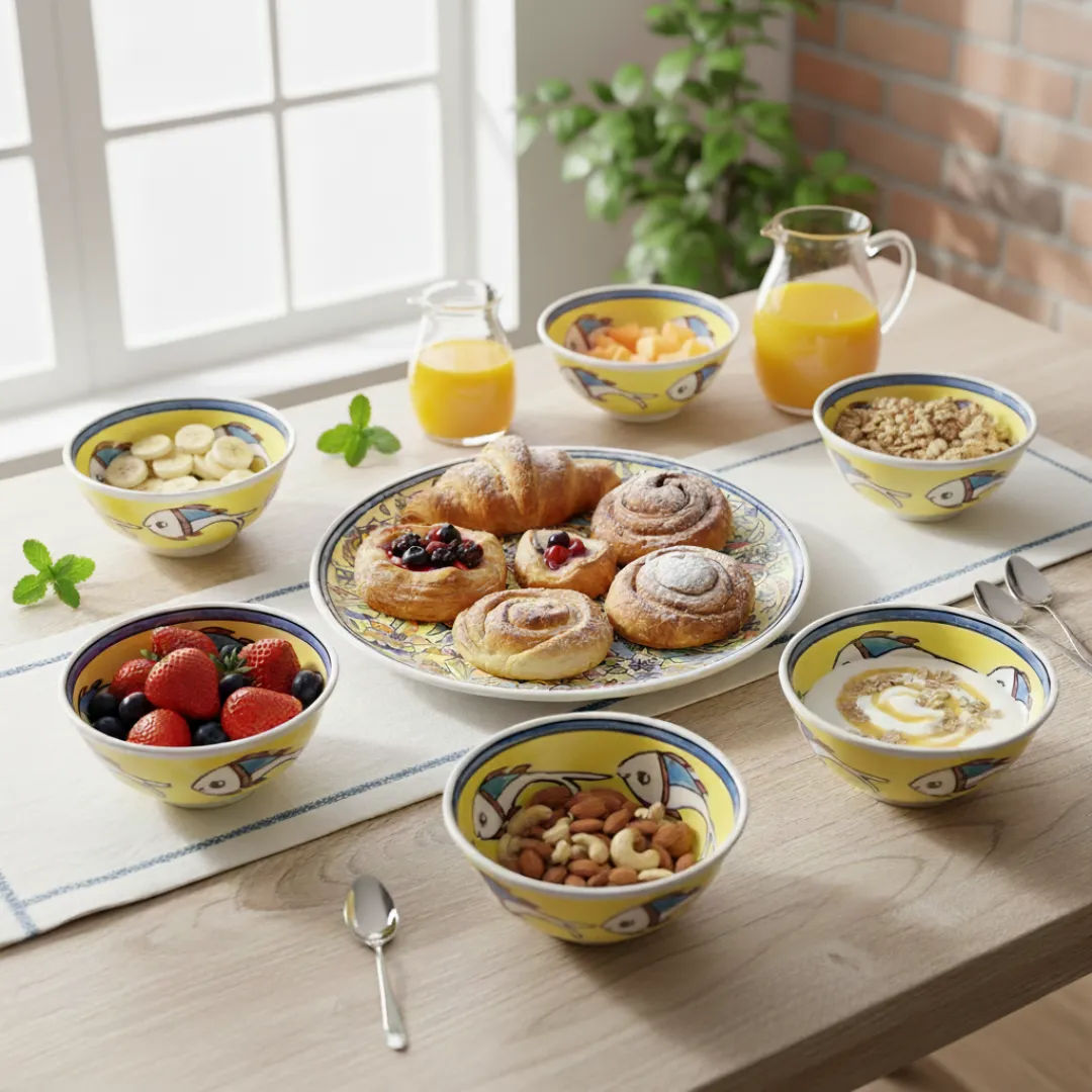 Fish Haftsin bowl Set in two size