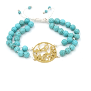 TURQUOISE POETRY BRACELET