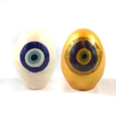 CERAMIC EVIL EYE EGG-Persis Collection