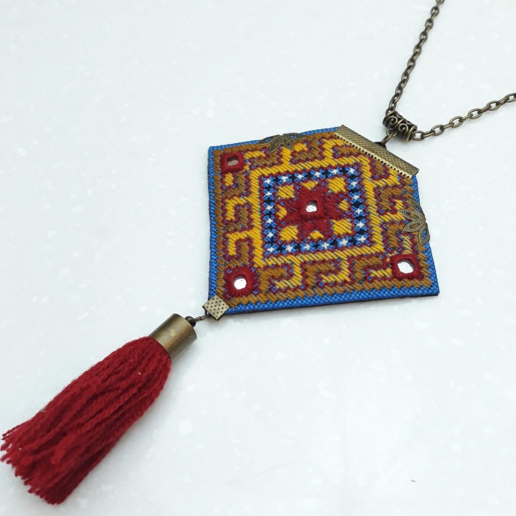 SUNRISE BALOCHI NEEDLEWORK NECKLACE
