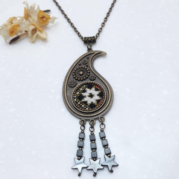 PAISLEY BALOCHI EMBROIDERY NECKLACE