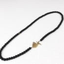 BLACK AMETHYST FLORAL SAMA NECKLACE