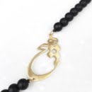 BLACK AMETHYST HICH NECKLACE
