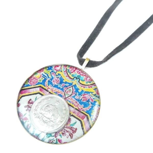 Tiles Coin Necklace