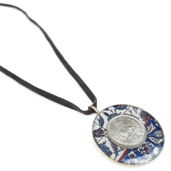 Tiles Coin Necklace