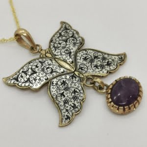 GHALAMZANI BUTTERFLY NECKLACE