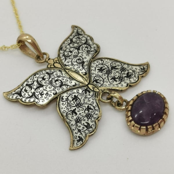 GHALAMZANI BUTTERFLY NECKLACE