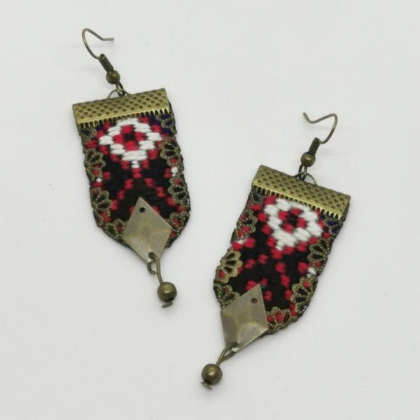 BALUCHI NEEDLEWORK EARRINGS