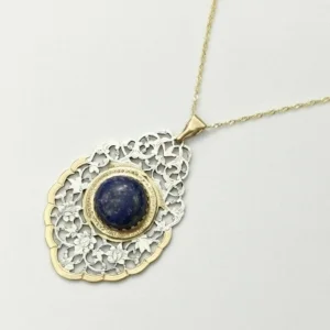 LAPIS LAZULI GHALAMZANI NECKLACE