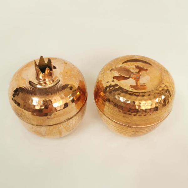 Handmade Persian Copper Sugar Bowls