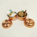 HANDMADE PERSIAN COPPER SUGAR BOWLS-Persis Collection