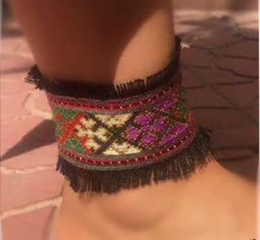 Balochi Embroidery Ankle Bracelet