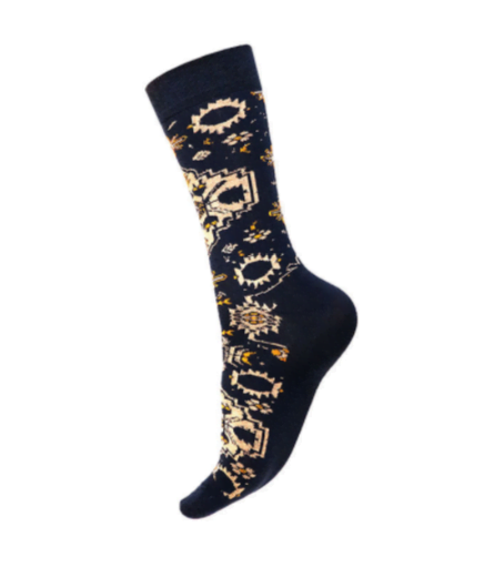 Navy Carpet, Cotton Socks