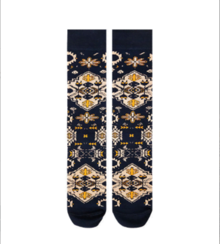 Navy Carpet, Cotton Socks