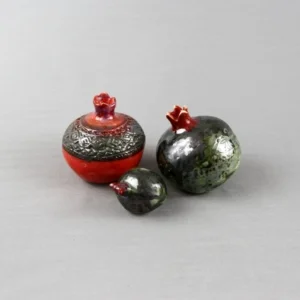 Handmade Pottery Pomegranate