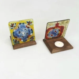 Vitray Candle Holders