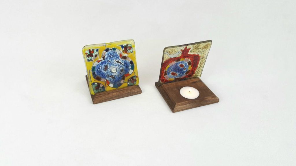 Vitray Candle Holders