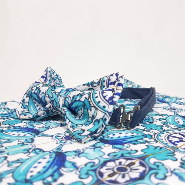 Mosaic Bow Tie and Pocket Square