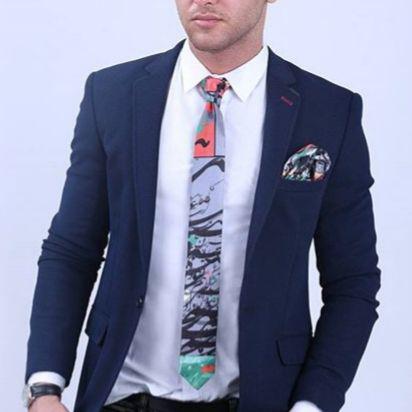 PERSIAN TIE & POCKET SQUARE