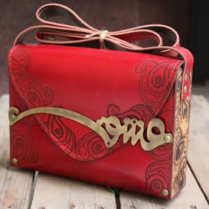 LOVE CALLIGRAPHY QUILTED BAG-PERSIS COLLECTION