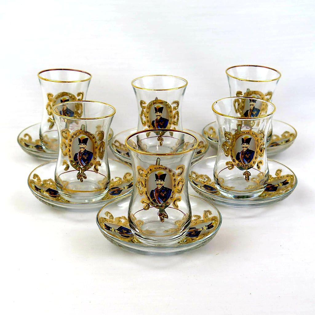 Persian Tea Set - WORLDWIDE - IRANIAN TEA SET- Shah Abbas