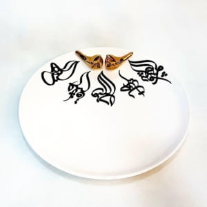 PERSIAN BIRDS PLATTER-Persis collection