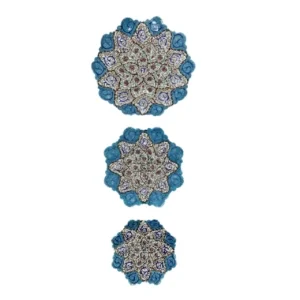 Set of 3 Mini Minakari Plates