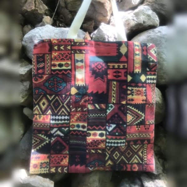 Persian Carpet Shopping Bag Two Sizes