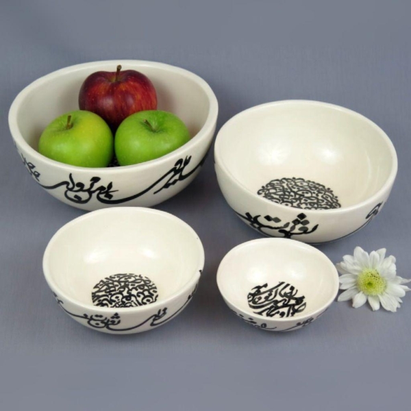 Ceramic Calligraphy Bowls