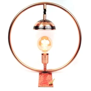 Persian Art Copper Table Lamp