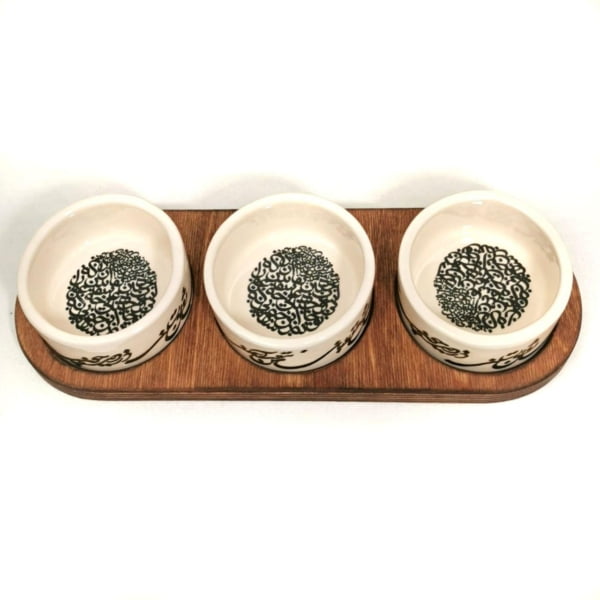 Persian Paddle Board and Bowl Set