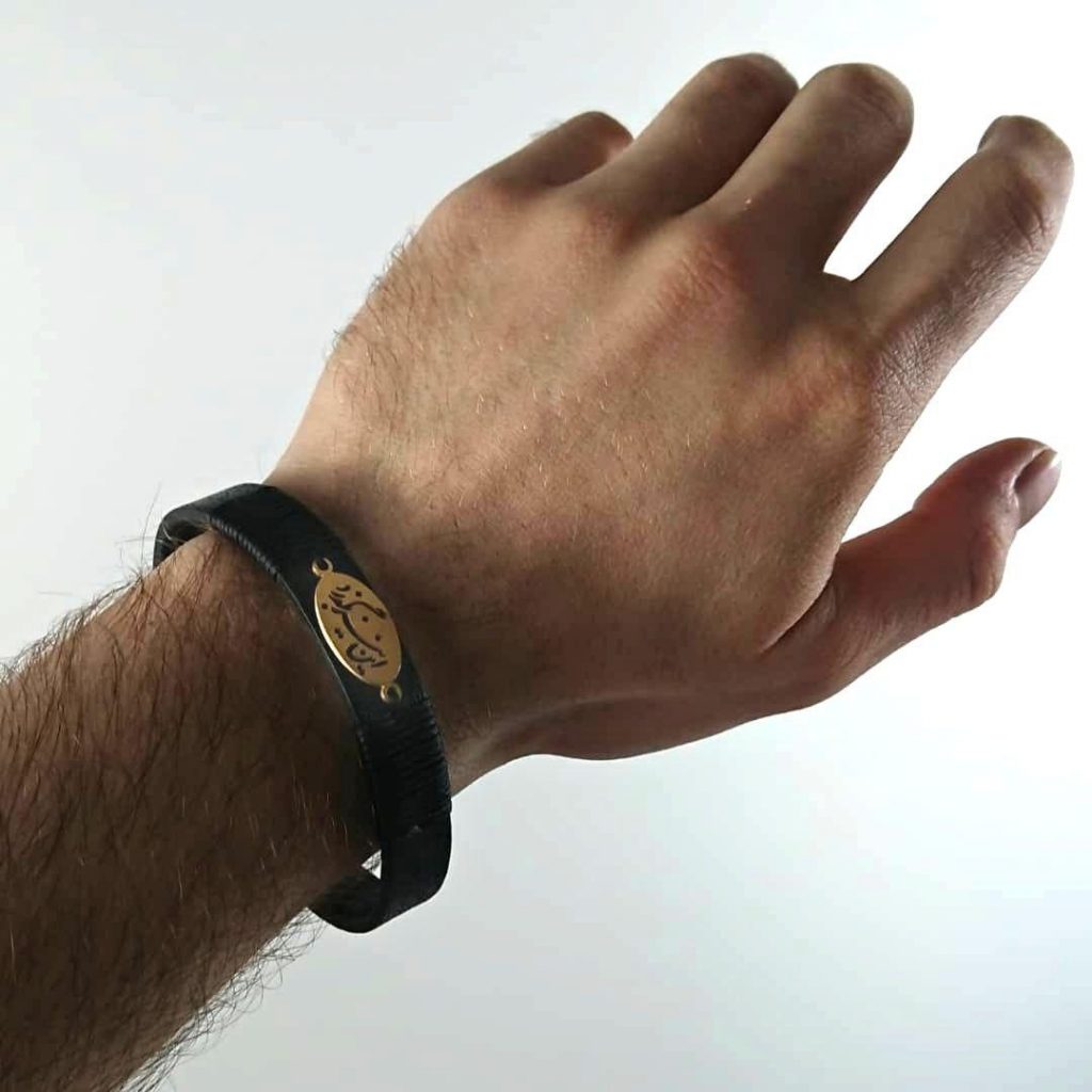 This Too Shall Pass Persian Calligraphy Bracelet این نیز بگذرد