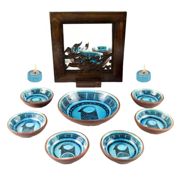 Persian Art Haft Sin Set, Haft Sin Bowls